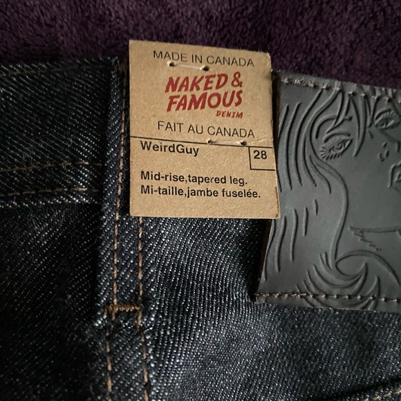 Mens Naked & Famous Jeans Sz 28 NWT - Picture 6 of 12